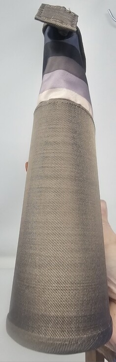 NWT Lug Canoe Cosmetic Pouch Brush Holder Case Zip Painted Pearl Stripe - Picture 5 of 8